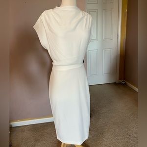 NWT Express Midi Length Dress White - Express